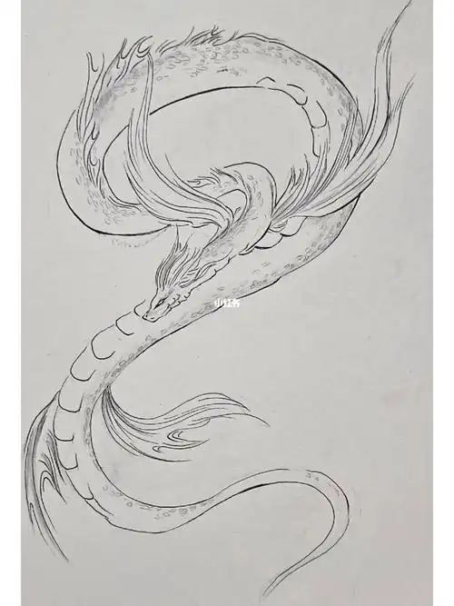 山海经异兽3638线稿临摹