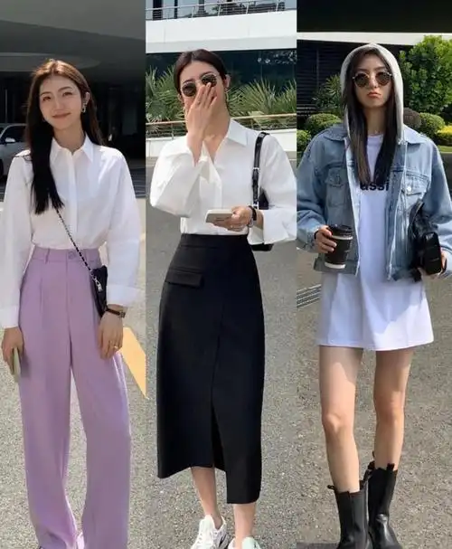 春季服装搭配图片,春天衣服怎么搭配好看(看看这24套时髦穿搭)
