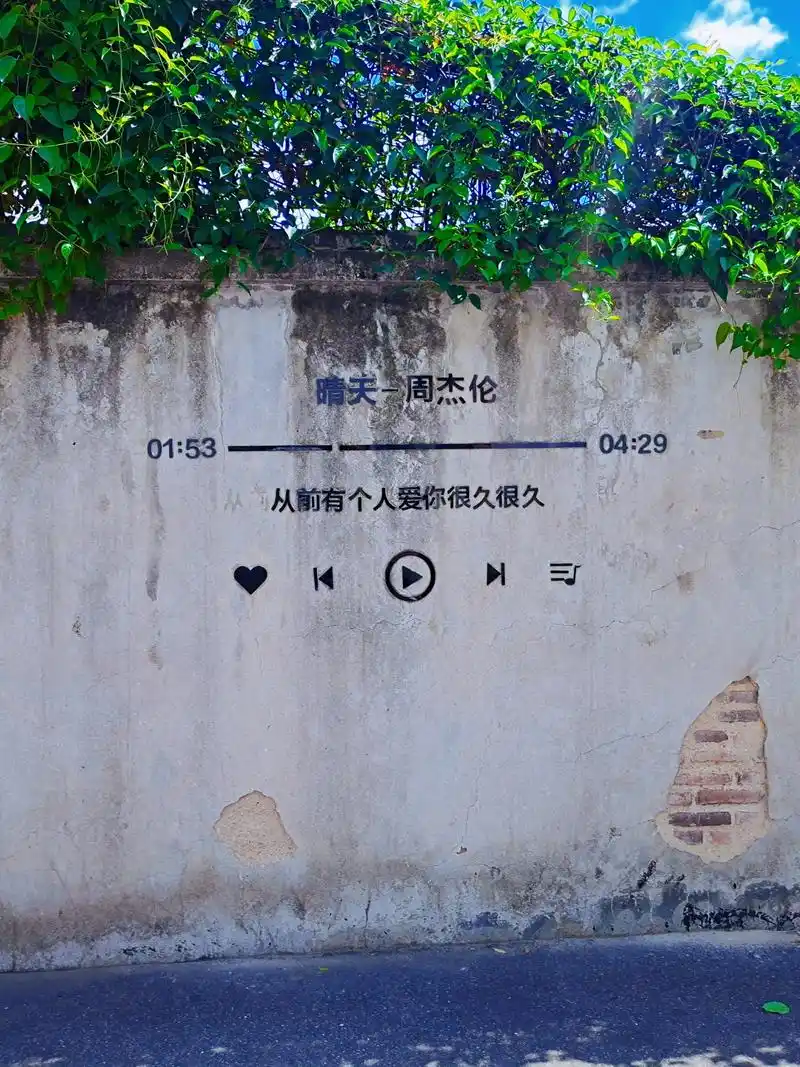 晴天墙 #文案 #歌词 故事的小黄花……98但偏偏风渐渐… - 抖音