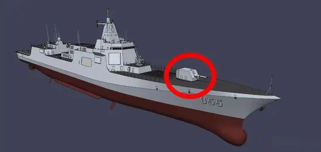 2万吨的055大驱上就像"牙签",说明了什么?_口径_驱逐舰_炮管