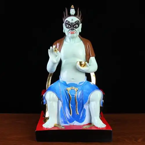 面然大士佛像树脂居家供奉家用镇宅大士爷像面然鬼王神像镇宅摆件