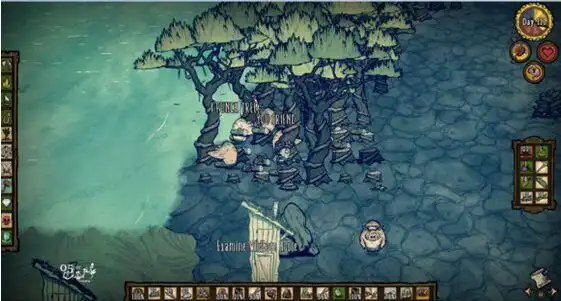 《饥荒》海难刷木头方法