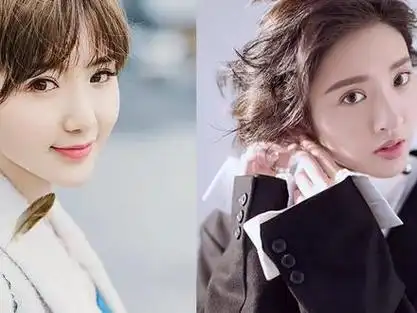 毛晓彤遇到唐艺昕短发,毛毛精灵可爱糖糖女人味职场十足,喜欢谁