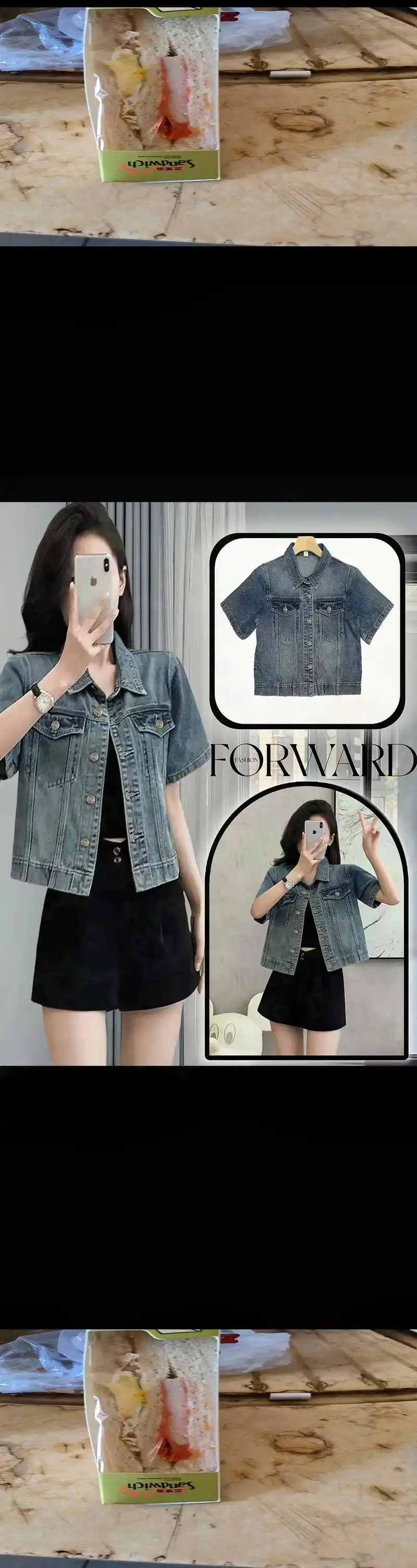 女装牛仔上衣女外套夏季洋气气质时尚显瘦