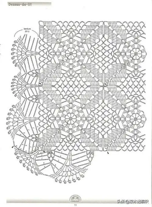 五款非常棒的单元花钩针作品及图解