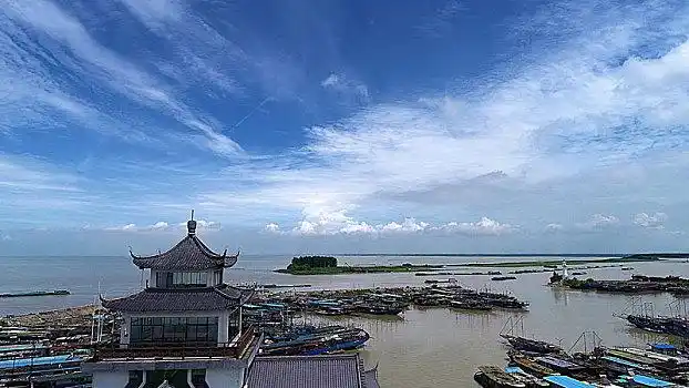 洪泽湖大堤图片