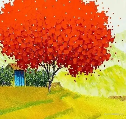 越南插画师鲜艳而充满活力的绘画作品