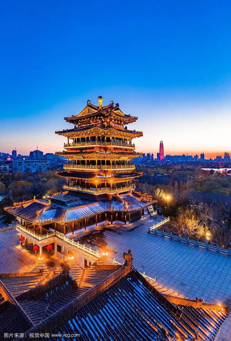 济南大明湖超然楼地标