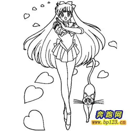 人物简笔画少女人物简笔画少女q版