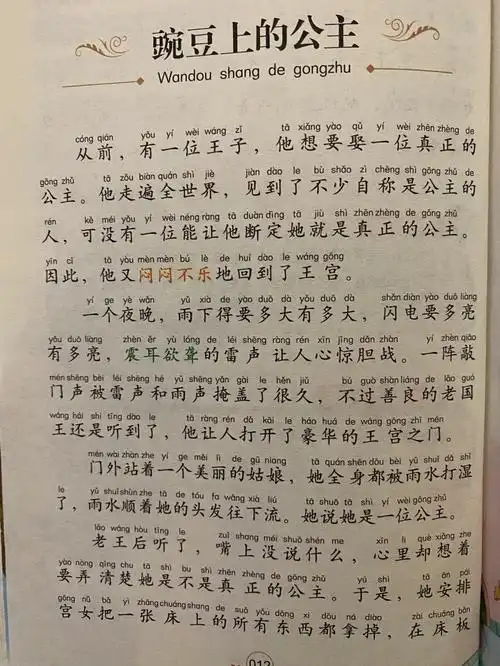 安徒生童话睡前故事之豌豆公主