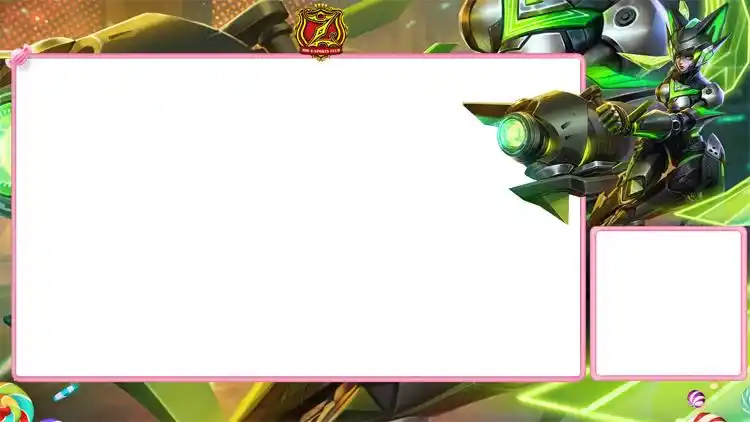 obs模版边框设计插件主播封面界面海报制作游戏主播背景