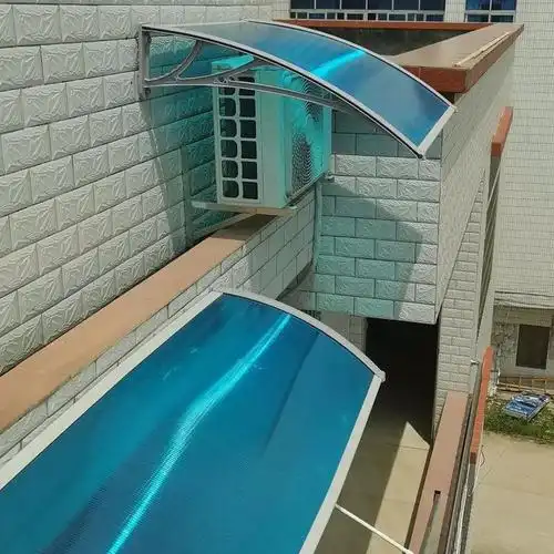 阳台挡雨神器铝合金雨棚户外防雨阳台窗户雨搭透明檐小院遮阳棚