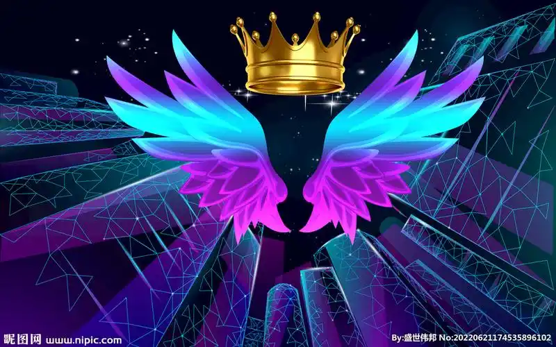 翅膀网红拍照背景墙