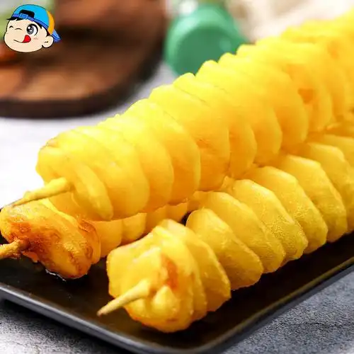 薯塔土豆旋风黄金油炸小吃网红特色冷冻商用薯类制品