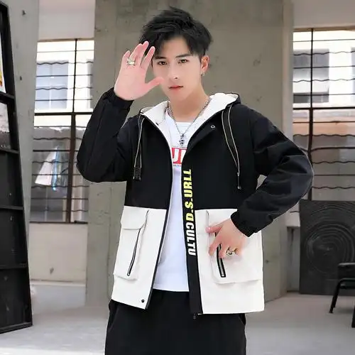 学生衣服男生初中生 帅气秋装