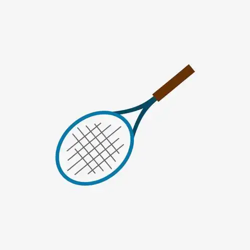 手绘/卡通 卡通元素 > 蓝色的羽毛球拍 收藏 [声明] 觅元素所有素材为