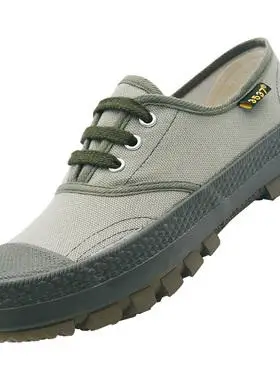 3537正品新式低帮解放鞋男防滑训练鞋工地耐磨透气劳保胶鞋工作鞋