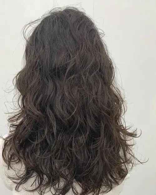 仙女烫,慵懒港风法式卷发,长发女生一定要尝