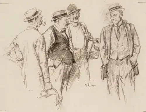 场景速写与人物素描