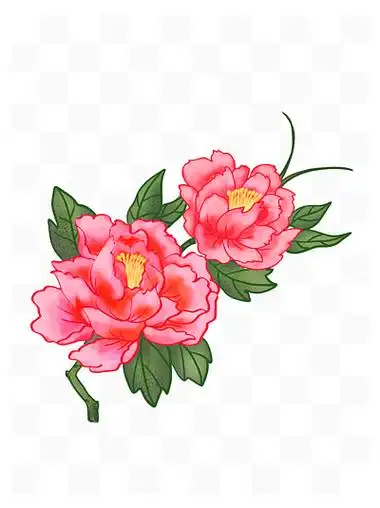 牡丹素材,设计素材免费下载_牡丹素材,设计图片-千图网平面设计