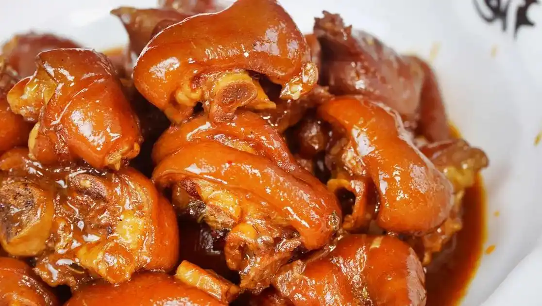 抖音图文来了#跟着抖音学做菜 家常红焖猪蹄简单下饭  配料 - 抖音