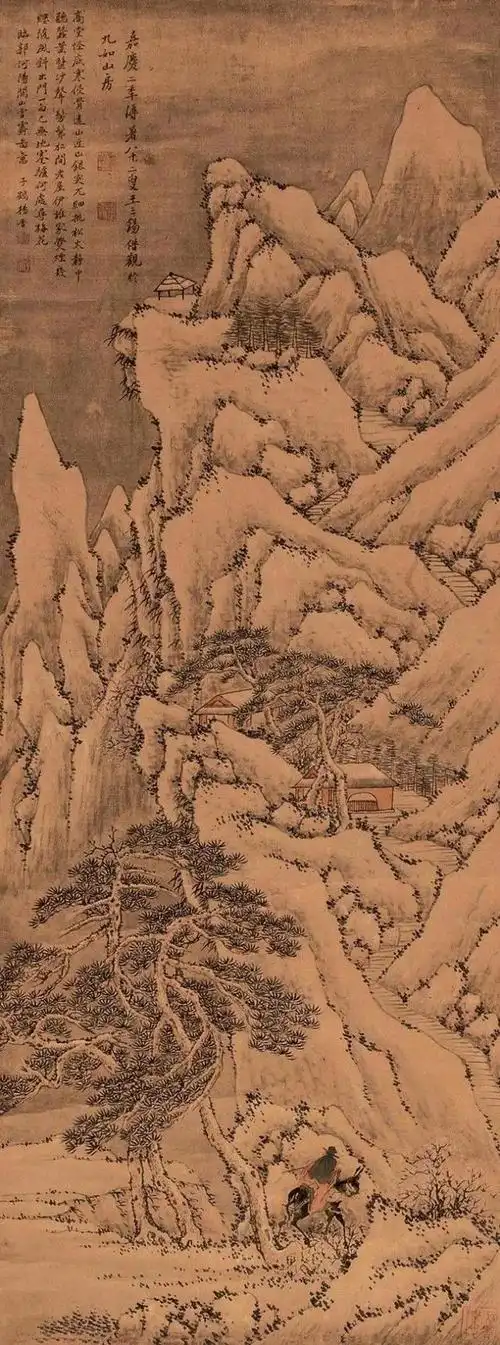 清宫廷画家 杨晋国画欣赏 !喜欢的收藏 !