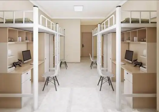 创新与实用并重的员工宿舍设计——效果图设计探索