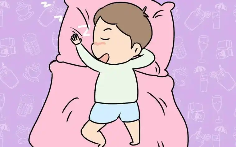 卧位睡眠时婴儿睡姿常常以蛙样姿势出现
