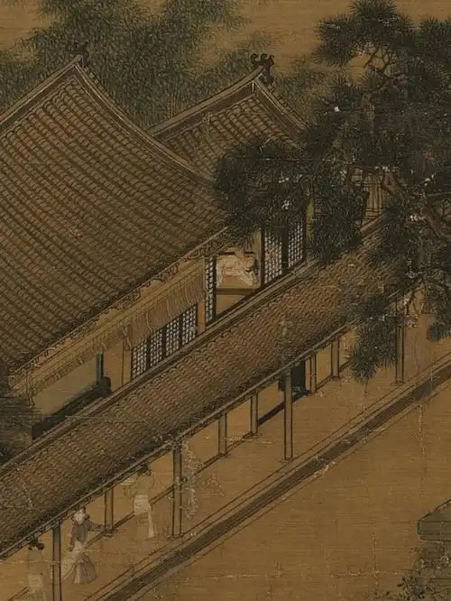 台北故宫博物院封闭式四合院落是中国民居的标准形式, 它强调建筑平面