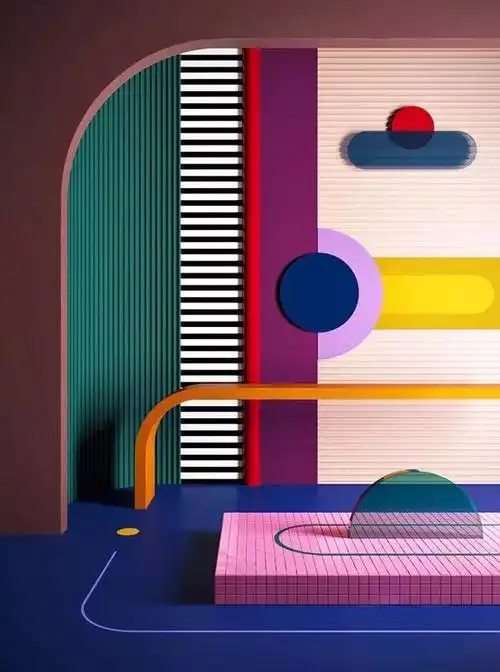 梦幻般的色彩构成|梦幻|色彩|设计师_新浪新闻