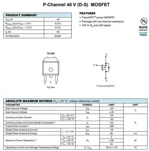 apm4050puctrl场效应管参数apm4050puctrlmos管