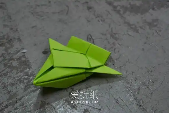 怎么简单折纸太空飞船的折法步骤图解