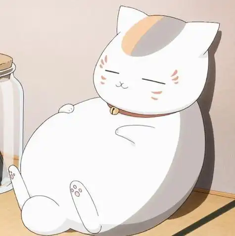 夏目友人帐猫咪老师搞笑图片 - 蜡笔小新卡通头像!