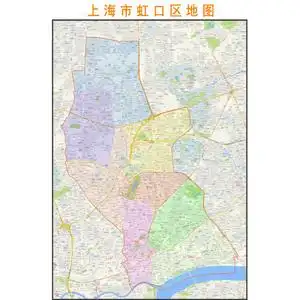 上海市虹口区地图