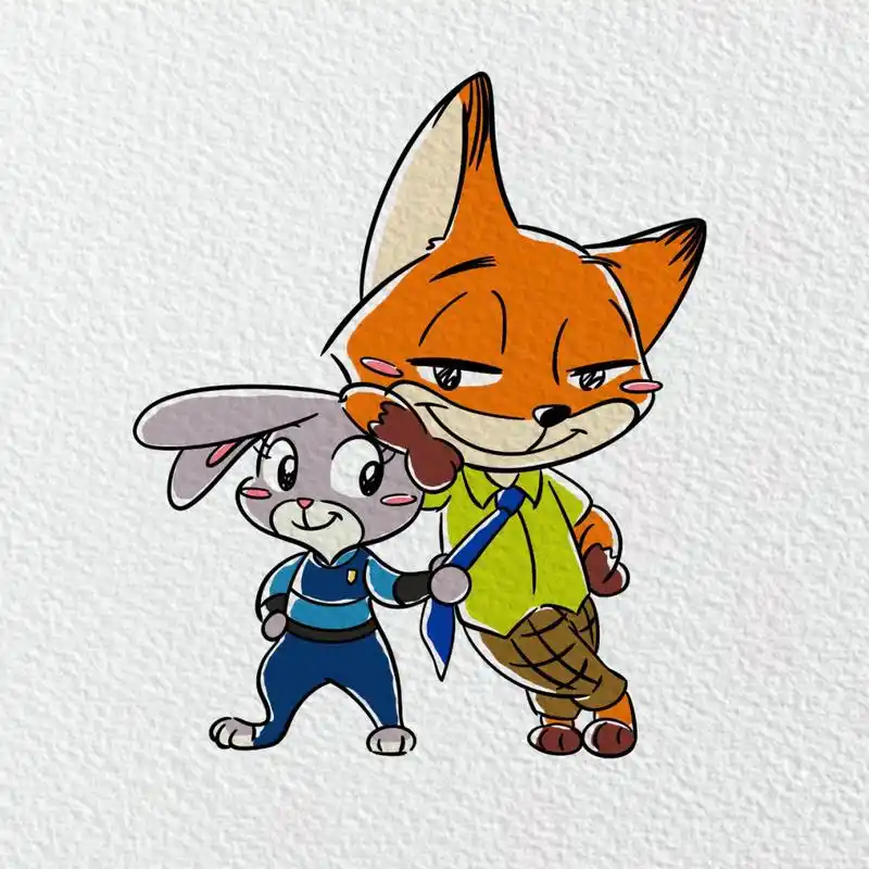 尼克和朱迪】(附过程) 02 02 02 【lifes a little bit messy