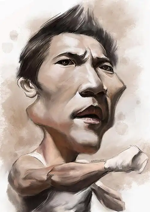 时代人物漫像之功夫明星