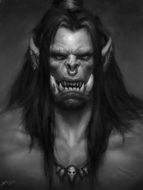 格罗姆地狱咆哮附绘画过程