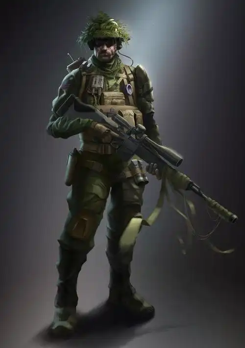 狙击手设计|插画|游戏原画|nana的白兔 - 原创作品 - 站酷 (zcool)