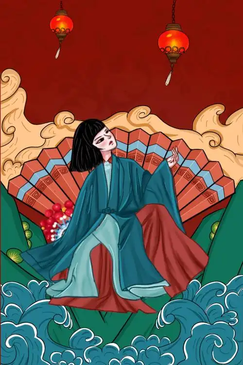 手绘插画国风作品集 - 高小小 - 原创作品 - 视觉中国(shijueme)