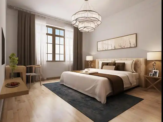 现代风格主卧装修设计效果图