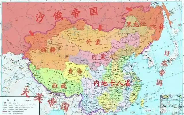 历史上只有清朝真正意义上的统一现今的中国版图基础