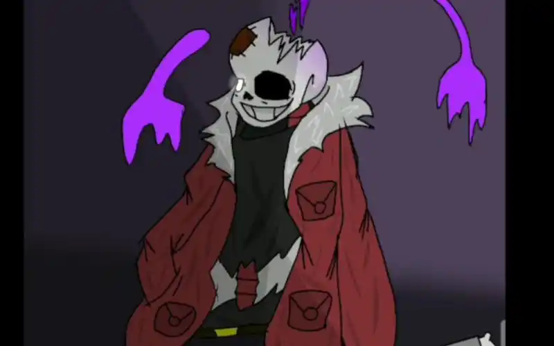 感染者sans绘画过程