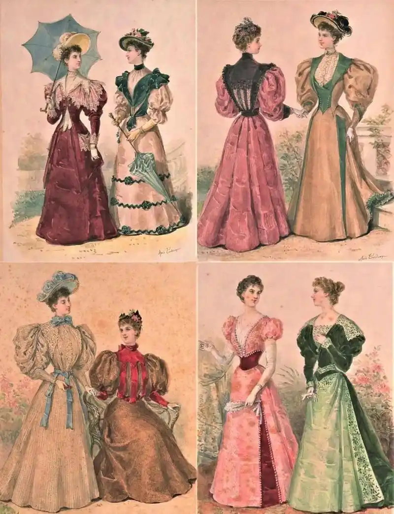 维多利亚时期裙子图册