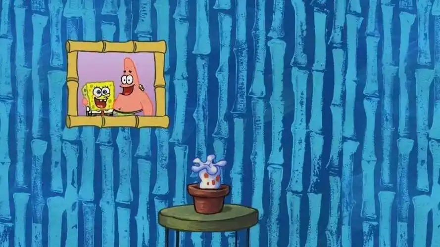 微信农场海绵宝宝背景素材图