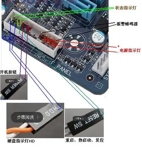 技嘉主板b75m-d3v_接线图分享