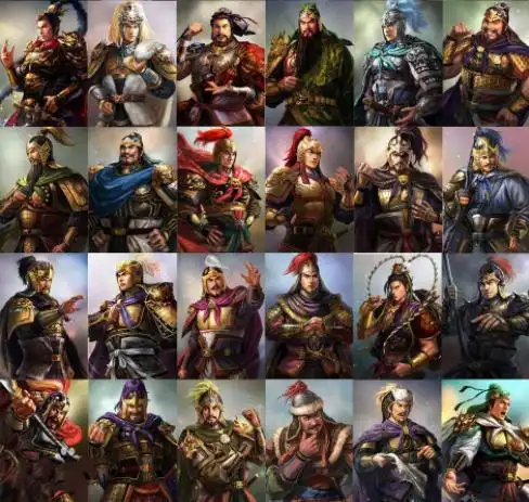 三国24名将排名:三国演义二十四名将是谁?