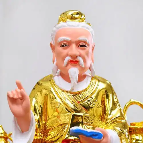 药王菩萨孙思邈华佗扁鹊神像药神医圣树脂彩衣佛像供奉摆件12寸 16寸