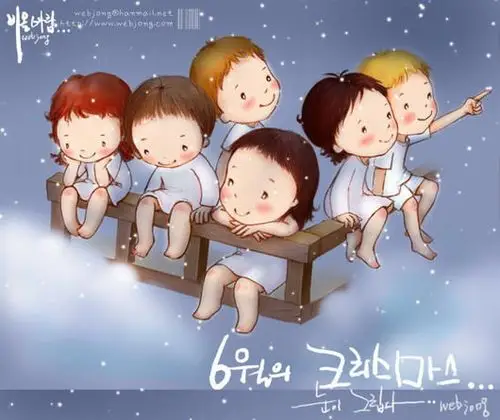 求6人友谊签素材