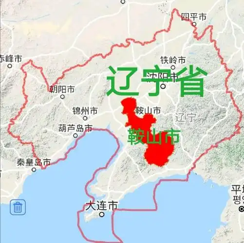 鞍山市建成区面积排名铁西区最大岫岩县最小你觉得呢