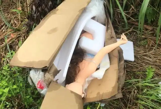 农村遗弃"充气娃娃",忙坏警察,"女性机器人"到农村了?